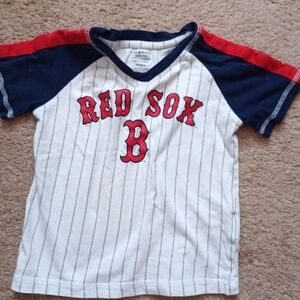 Kids 3T Red Sox Pinstripe T Shirt